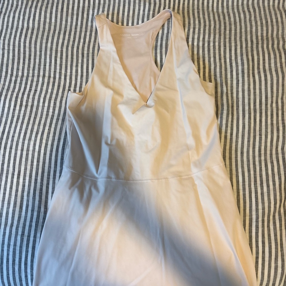 Outdoor Voices Light Pink Scoop-Neck Tank